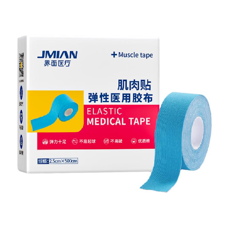 界面医用运动员专用肌肉贴运动绷带胶布肌内效贴肌力跟腱膝盖脚踝