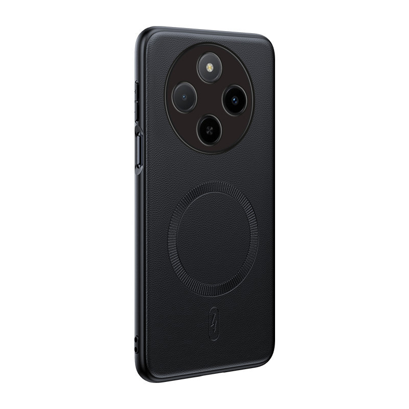 适用于红米17C手机壳小米Redmi 17C磁吸素皮保护套4G全包防摔redmic17皮纹外壳redmi17c4老年机2026商务新款
