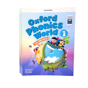 【顺丰包邮】新版Oxford Phonics World牛津自然拼读世界教材1 2 3 4 5级别原版进口全套幼少儿英语启蒙零基础入门拼读发音OPW APP