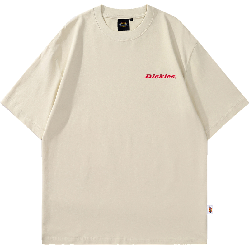 Dickies帝酷适美式字母印花圆领短袖T恤男士夏季薄款透气上衣服Y