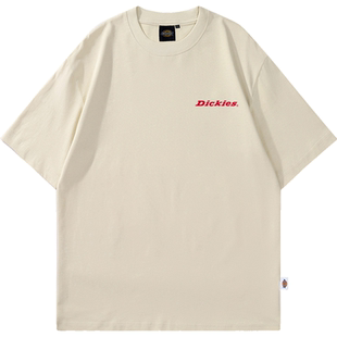 Dickies帝酷适美式经典字母印花短袖T恤男士夏季薄款透气上衣服Y