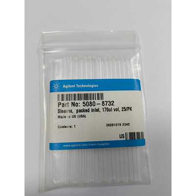 Glass liner for packed column