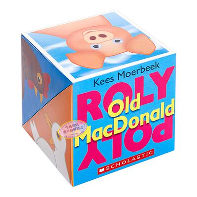 麦当劳农场 Roly Poly Pop-Up: Old Macdonald 学乐神奇翻转书 益智游戏书 立体书 单词启蒙 英文原版 3-6岁 美国学乐