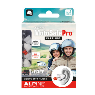 荷兰进口Alpine摩托安全防护耳塞降噪保护听力竞赛驾车马路骑行