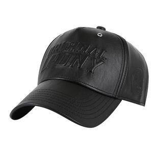 lackpard棒球帽男皮质休闲硬顶高冠鸭舌帽男运动防晒遮阳帽太阳帽