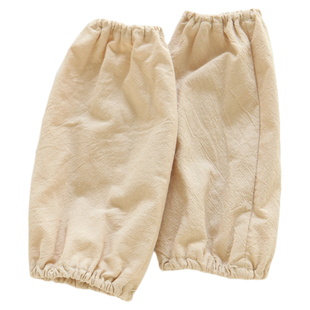 7657亲子款纯色灯笼袖套男女工作长款防污松紧口儿童宝宝防护袖头