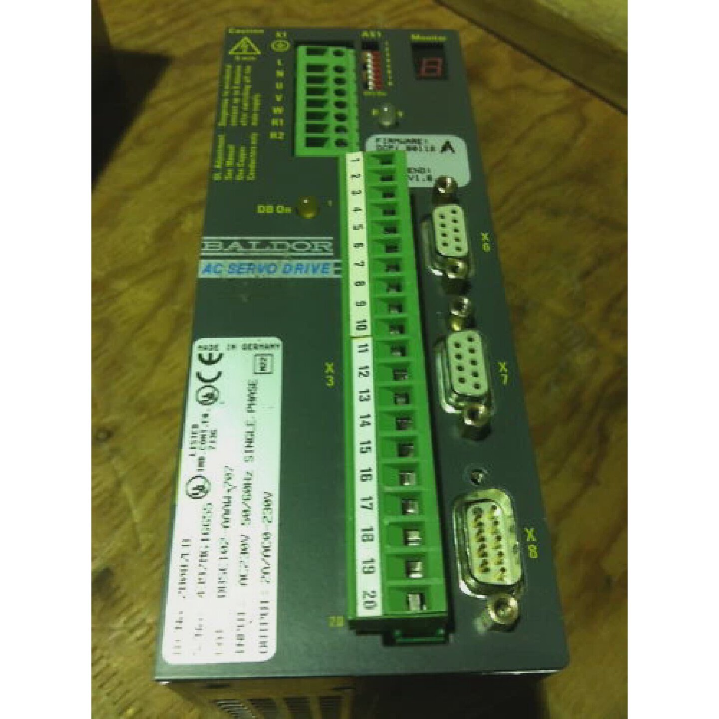 BALDOR DBSC102AAAW707 AC SERVO DRIVE图片