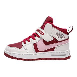 女童鞋子秋冬男童皮面防水加棉保暖aj休闲板鞋潮流百搭儿童运动鞋