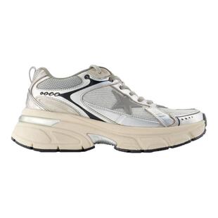 Golden Goose GGDB Lightstar运动鞋小脏鞋 - 皮质 - 灰色