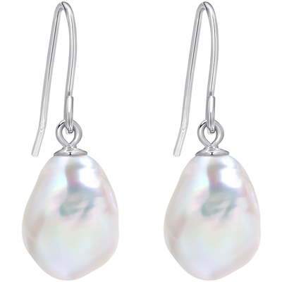 黛米S925银淡水keshi珍珠耳环