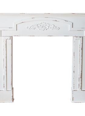 掬涵欧式风拍摄道具民宿雕花壁炉