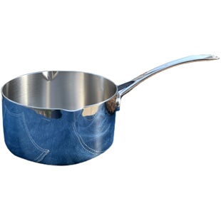 三层钢迷你款304不锈钢14cm奶锅宝宝辅食热奶煮蛋小容量可电磁炉