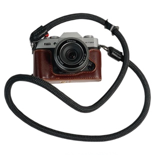 耐影登山绳背带适用于佳能R5 R6 200D M50II R7尼康ZFC Z50富士XS10 XT5索尼A6400 A7M3单反相机肩带微单挂绳