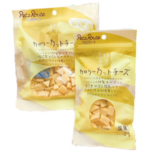 Petz Route派滋露狗零食柔软三角钻石奶酪粒芝士拌饭粉香浓芝士肠