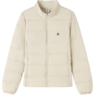 乐卡克法国公鸡秋冬女款轻薄舒适保暖羽绒服防泼水外套