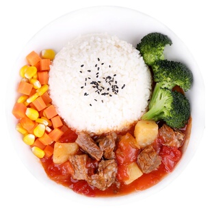 米小福番茄牛肉230g常温料理包预制菜速食半成品商用外卖盖饭