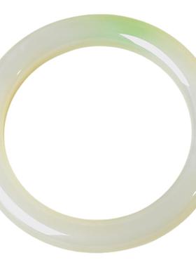 58.5mm和田玉翠青手镯女款