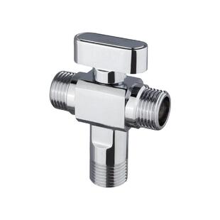 潜水艇一进三出角阀球阀大流量厨房洗碗机净水器一分三四通分水阀