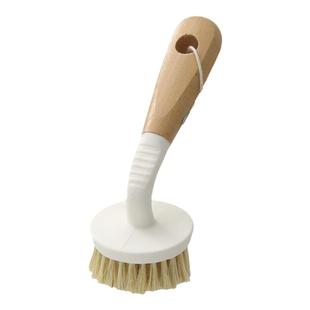 天然剑麻锅刷不伤涂层木柄洗锅刷厨房清洁刷锅碟碗刷棕毛刷子