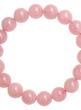 信誉公子粉水晶圆珠手串