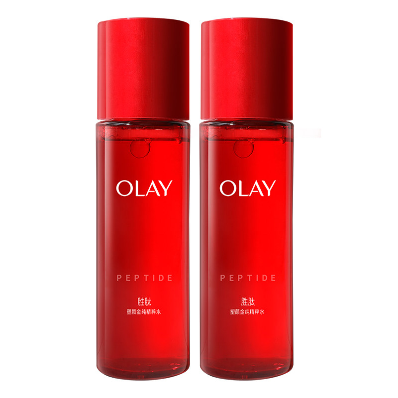 Olay/玉兰油新生塑颜金纯精粹水2瓶组合套装爽肤水补水保湿柔肤水