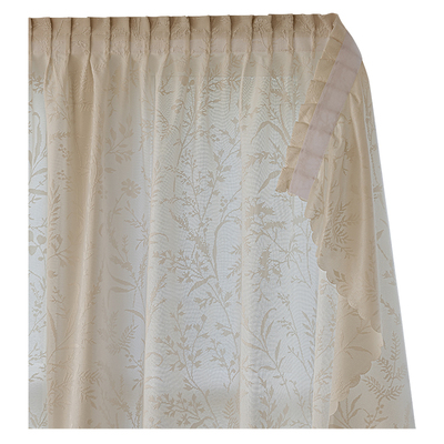 魔术贴免打孔安装法式纱帘不透人