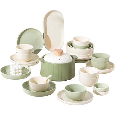 高温釉下彩奶油风大众