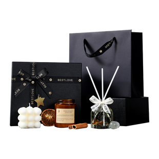 无火香薰蜡烛礼盒室内香氛高级感摆件送男女生日伴手礼物乔迁结婚