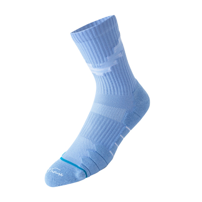 Sport's House运动之家男中筒防滑吸汗羽毛球袜毛巾底透气运动袜