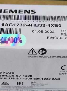 议价6AG1232-4HB32-4XB0西门子PLC模块6AG1232-4HB32-4XBO全新正
