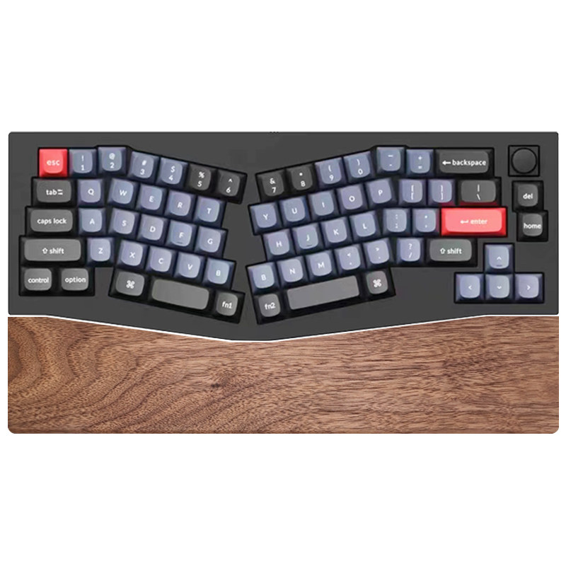 适用keychron键盘手托Q10 Q13 Q14Pro Q8掌托V10 Max护腕垫胡桃木
