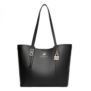 中年妈妈皮包托特包女士2025新款时尚百搭日常通勤大容量单肩包软