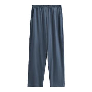 浪莎男士睡裤春秋季纯棉休闲长裤男款宽松青年大码舒适家居裤单裤