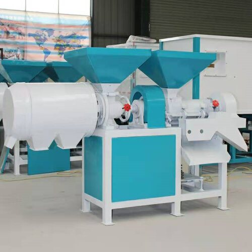 350-400kg/h玉米脱皮制糁（制渣）磨粉一体机