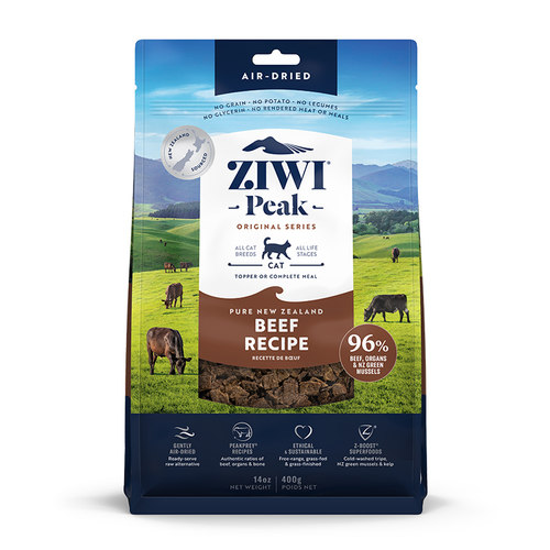 ZIWI滋益巅峰风干猫粮400g无谷高肉量全猫通用进口主粮新西兰