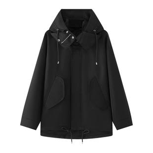 NUMBER HERE 日本进口MA1面料一手长立体廓形微光泽夹克外套