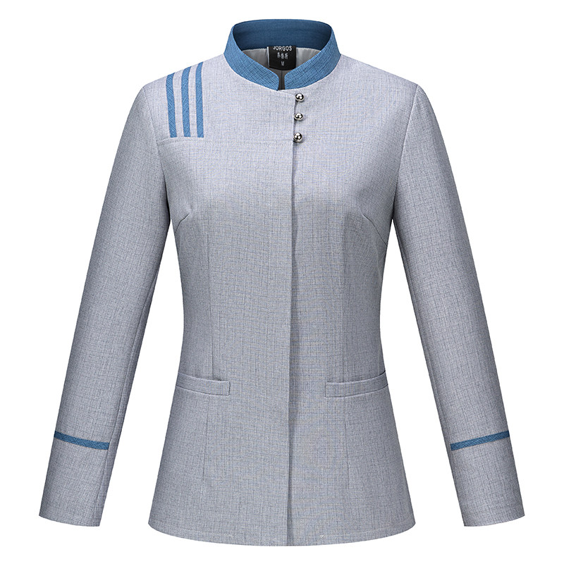 星级酒店保洁服长袖宾馆客房服务员秋冬套装物业阿姨清洁工作服女