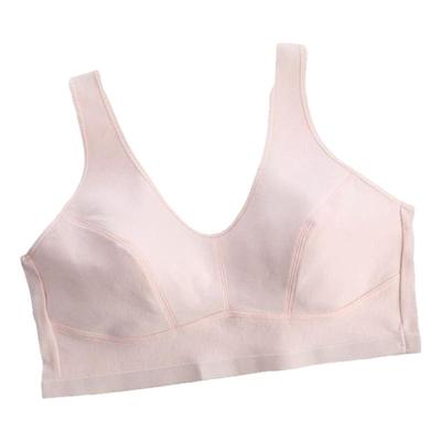 妇女胖妈妈纯棉无海绵中年胸罩