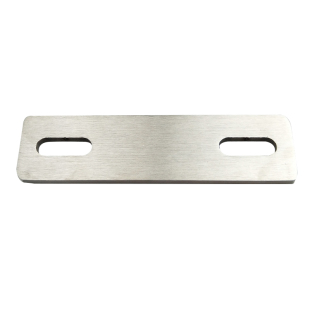 一字角码铁片直片连接片焊接直角固定器带孔长条铁板角铁管卡挡片