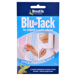 【澳洲进口】bostik波士胶蓝丁胶airpods清洁工具耳机清理泥无痕胶照片墙相框胶海报固定bluetack免钉蓝钉胶