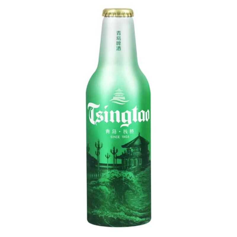 青岛啤酒栈桥风光铝瓶一厂顺丰