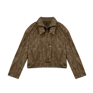 CIZZLEMORE【西域游猎】机车街头美式休闲复古宽松设计感夹克外套