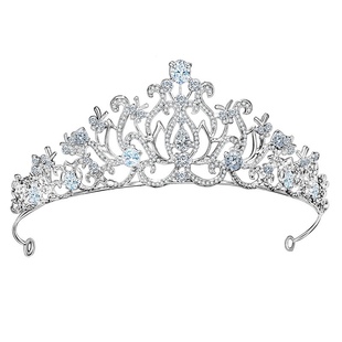 魔猫昭昭主婚纱头饰高端新娘王冠奢华大气公主生日成年礼结婚皇冠