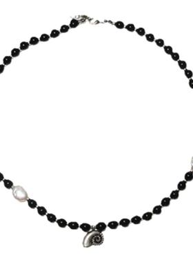 waki黑沙滩之歌项链串珠首饰