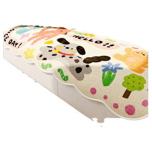 异形多尼尔沙发垫防滑加厚坐垫防水沙发套罩四季通用不规则盖布巾