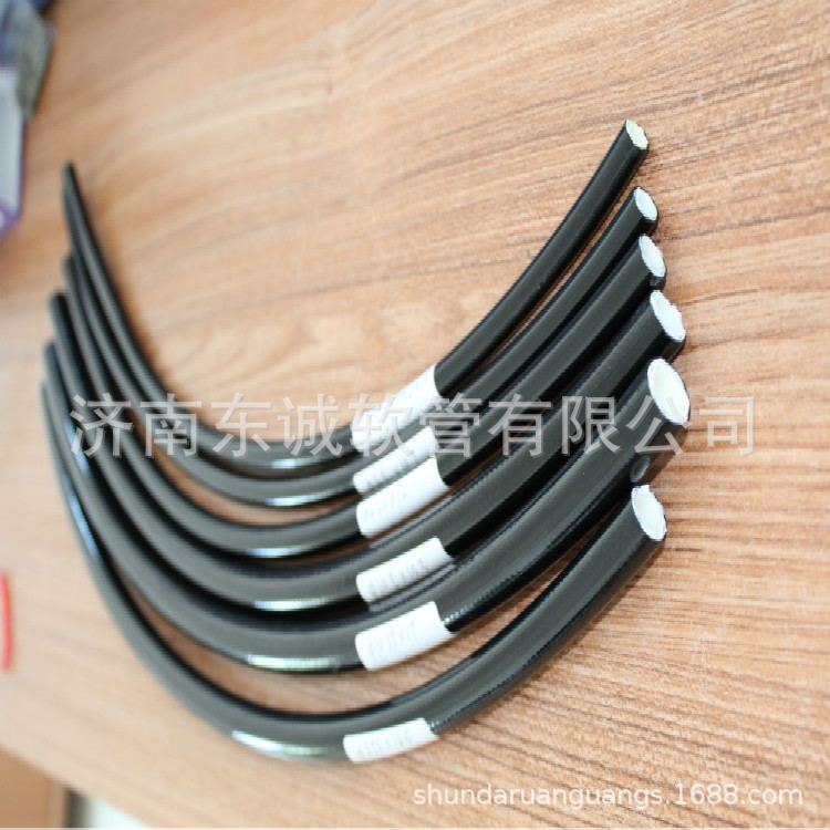 高压管三排软管树脂液压双联软管叉车专用液压软管支脚高压油管