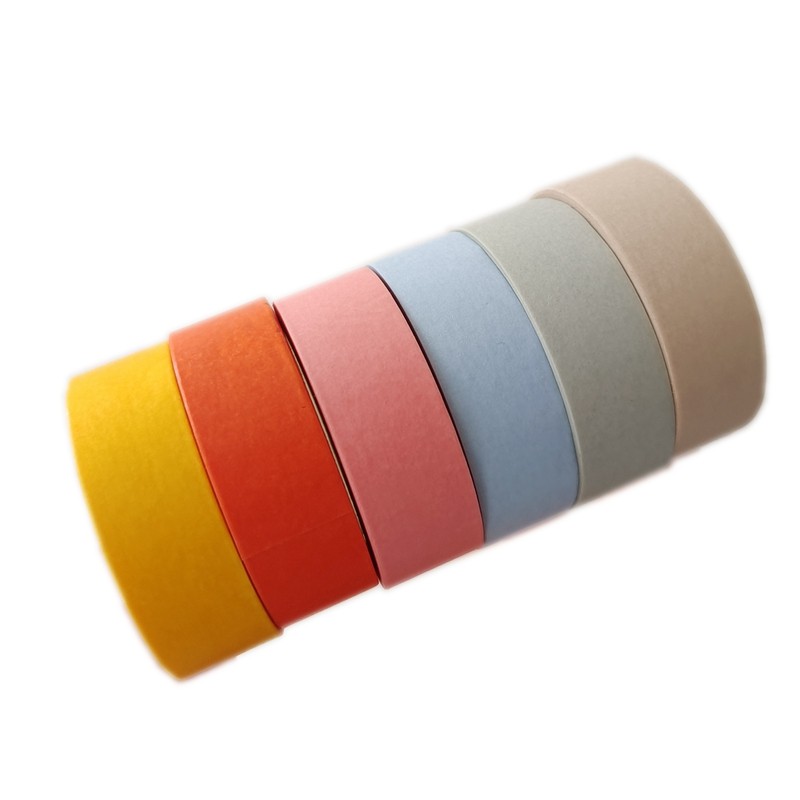 白色和纸胶带手撕摄影黄绿灰紫黑色胶带纸纯色手帐装饰DIY10mt828