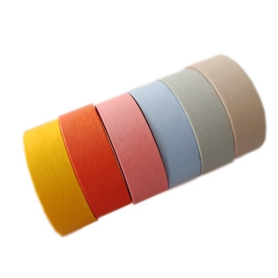 白色和纸胶带手撕摄影黄绿灰紫黑色胶带纸纯色手帐装饰DIY10mt828