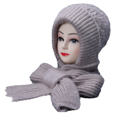 毛线帽逛街优雅女冬季妈妈保暖