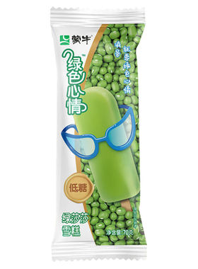 蒙牛绿色心情绿莎莎炼乳雪糕